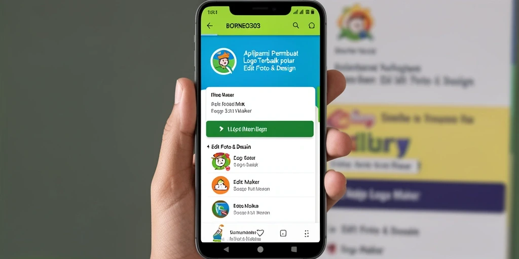 Tampilan antarmuka pengguna BORNEO303 yang sederhana dan menarik.