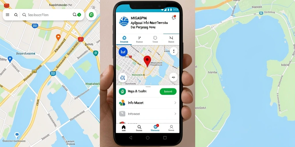 Tampilan antarmuka MIGASPIN yang menunjukkan informasi lalu lintas terkini.