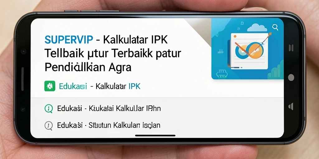 Antarmuka aplikasi SUPERVIP yang sederhana dan informatif.